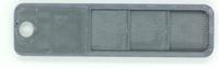 Card image for Printed Solid - Jessie Gun Metal Gray PETG