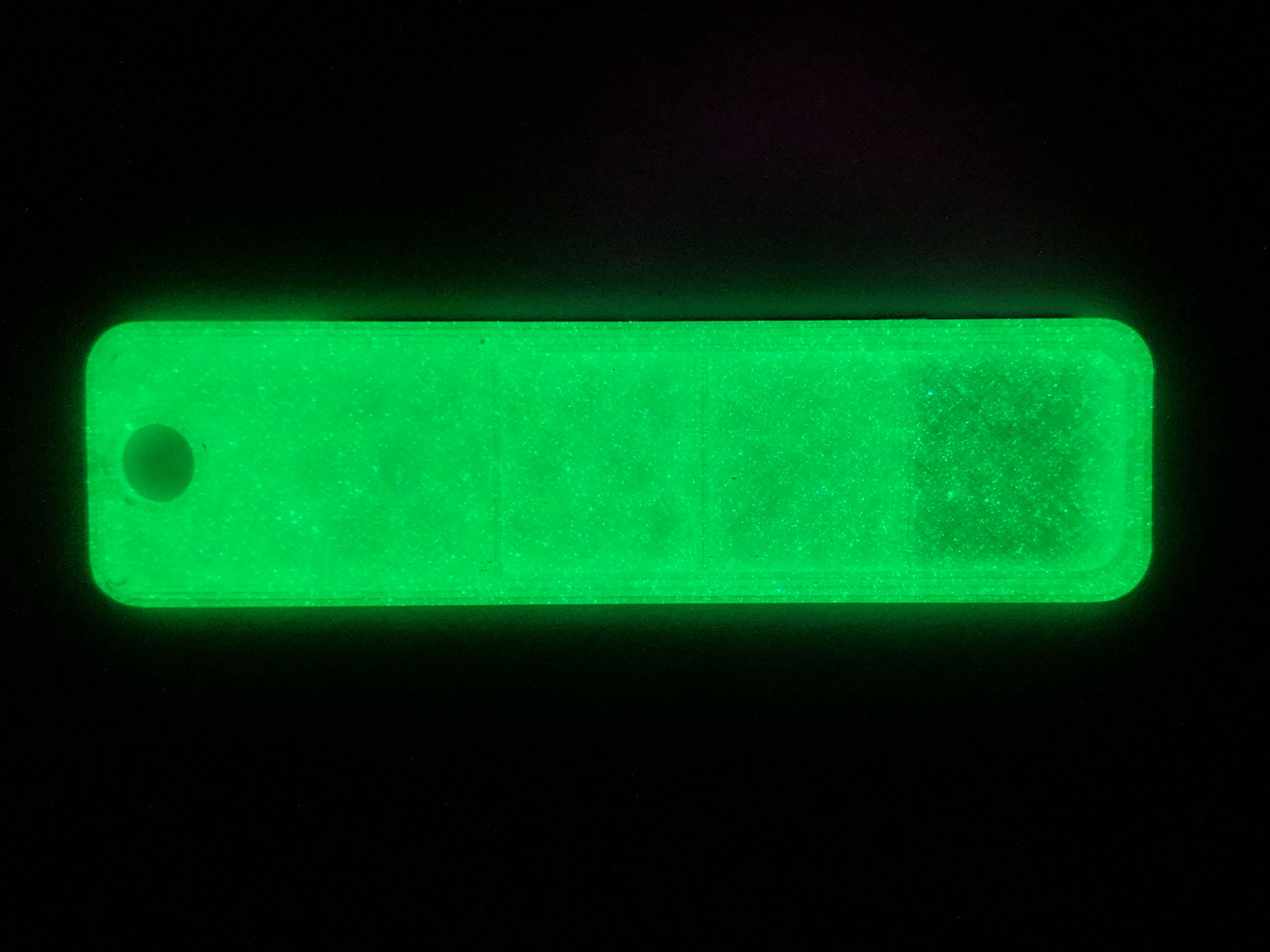 An image of a small object printed with the filament.