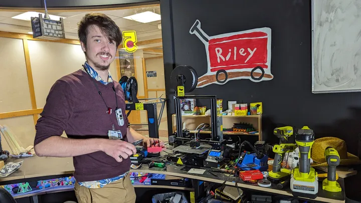 3D prints supporting Riley Children's Hospital